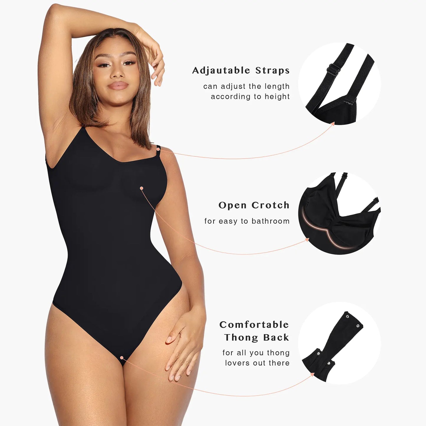 Low Back Seamless Push Up Body Slimmer