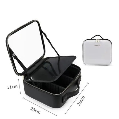 Smart LED Cosmetic Case with Mirror